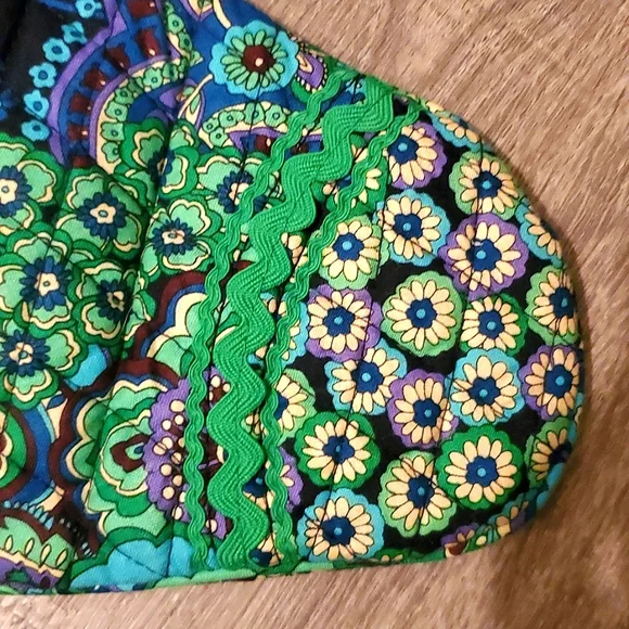 🛍 Vera Bradley Christmas Stocking in Blue Rhapsody - Picture 4 of 4